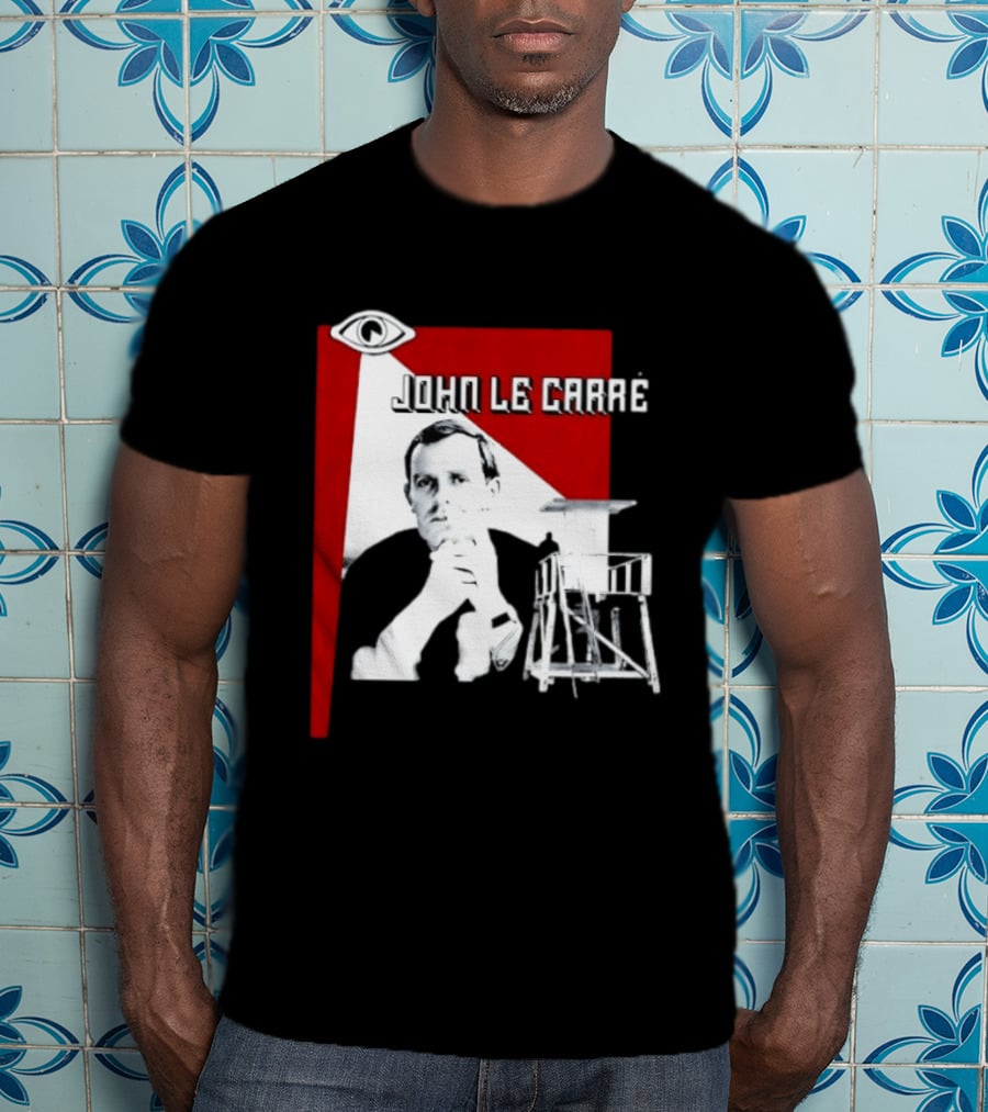John Le Carré Spy Fiction Author Espionage Tower T-Shirt