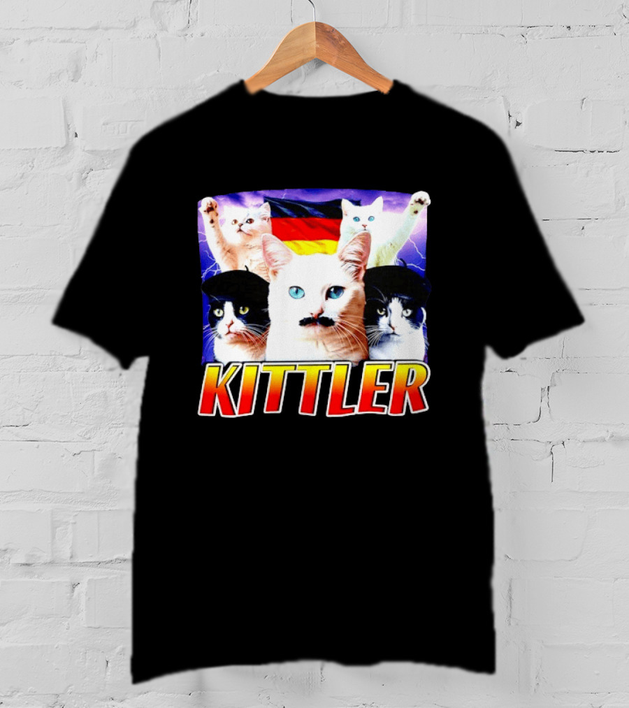 Kittler Cats With German Flag And Cats T-Shirt