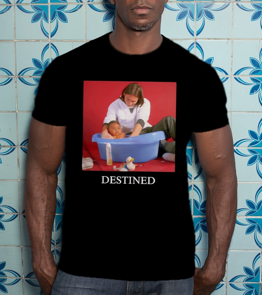 Lionel Messi Lamine Yamal Baby Bath Destined T-Shirt