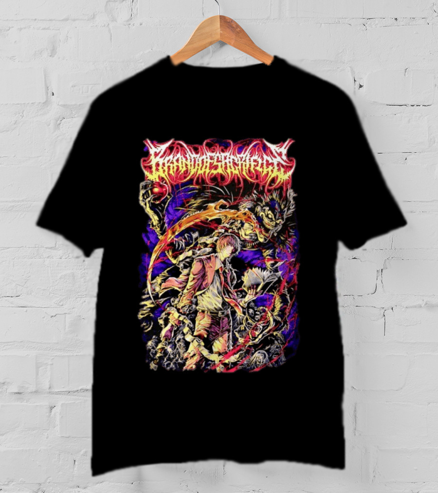 Loki Greenway Death Note Light Yagami Ryuk Heavy Metal Manga T-Shirt