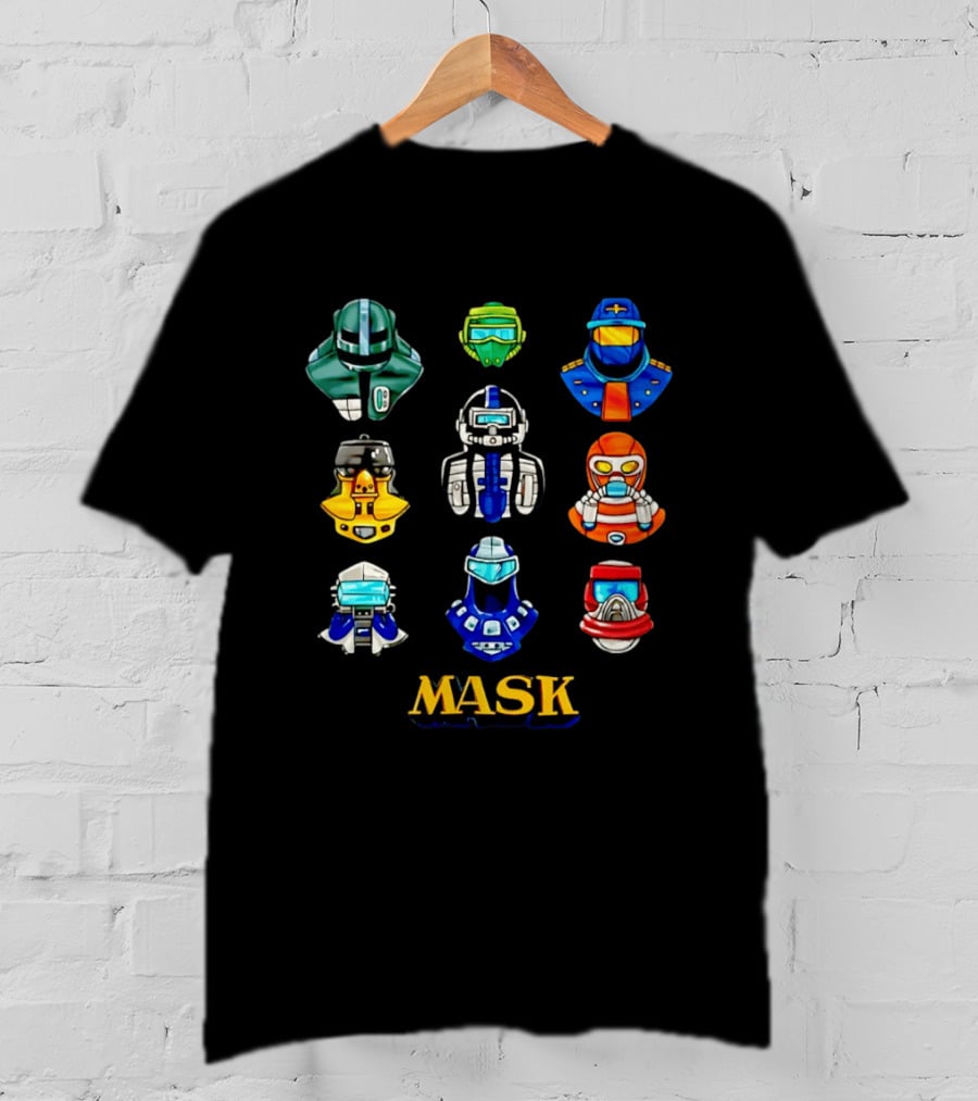 MASK Helmet 80s Cartoon Matt Trakker Iconic Collection T-Shirt