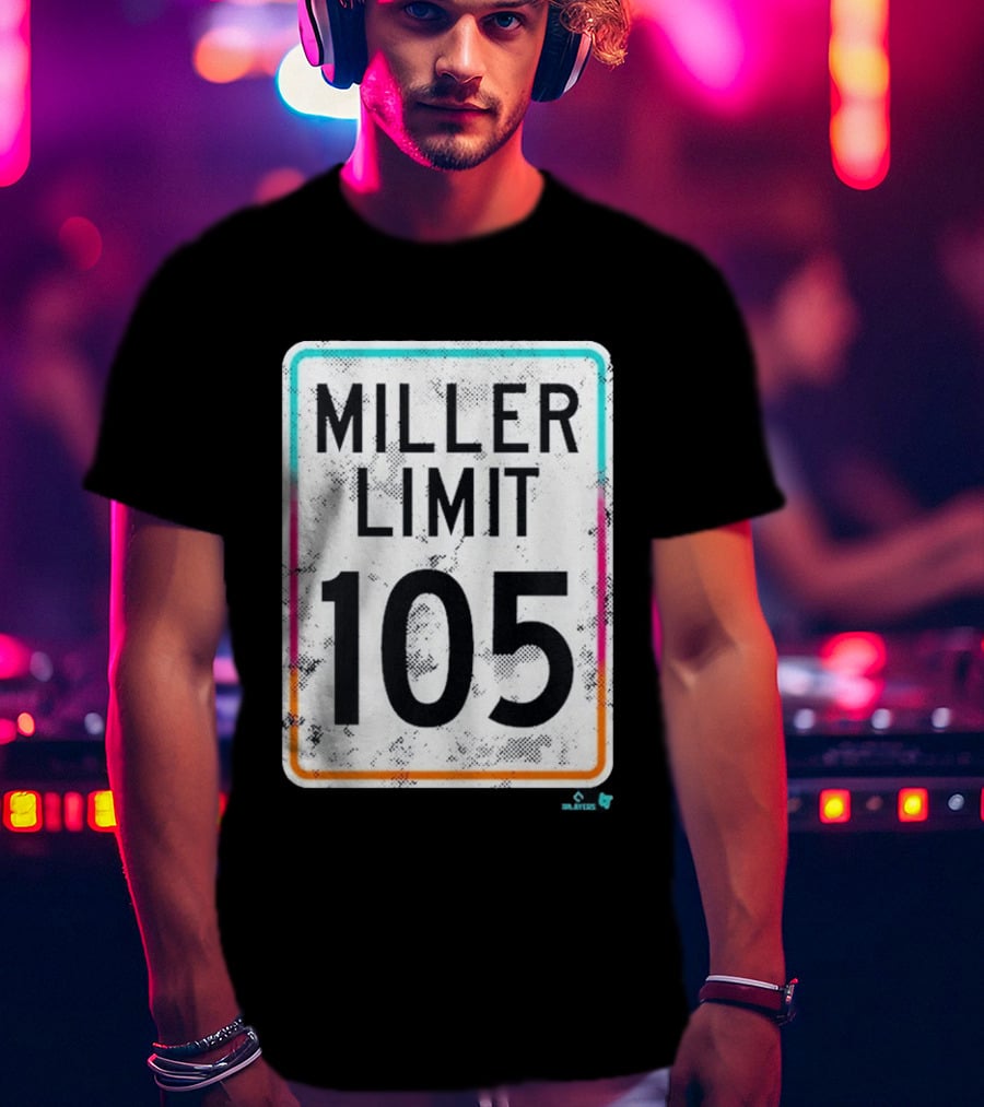 Mason Miller Limit 105 Speed Sign T-Shirt