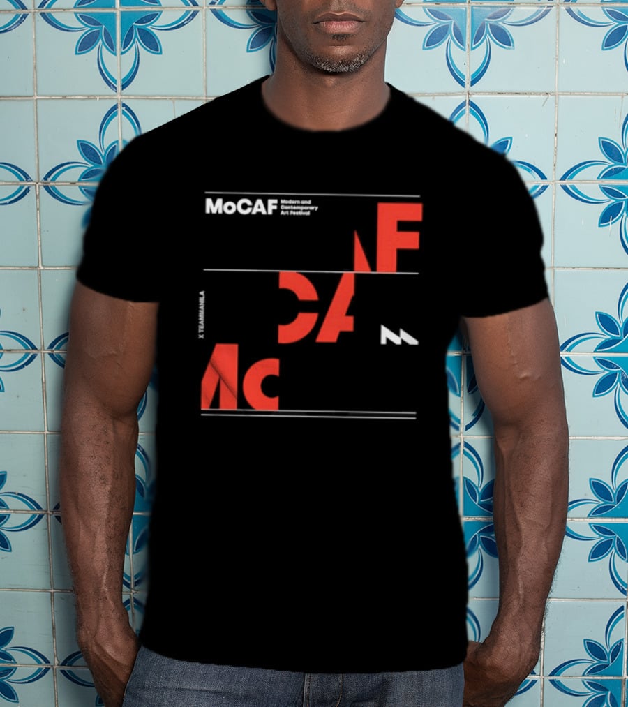 MoCAF Modern Contemporary Festival TeamManila Collaboration T-Shirt