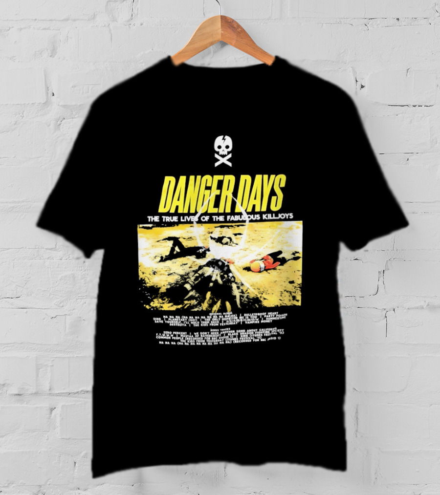 Danger Days The True Lives Of The Fabulous Killjoys Album Cover Art My Chemical Romance T-Shirt