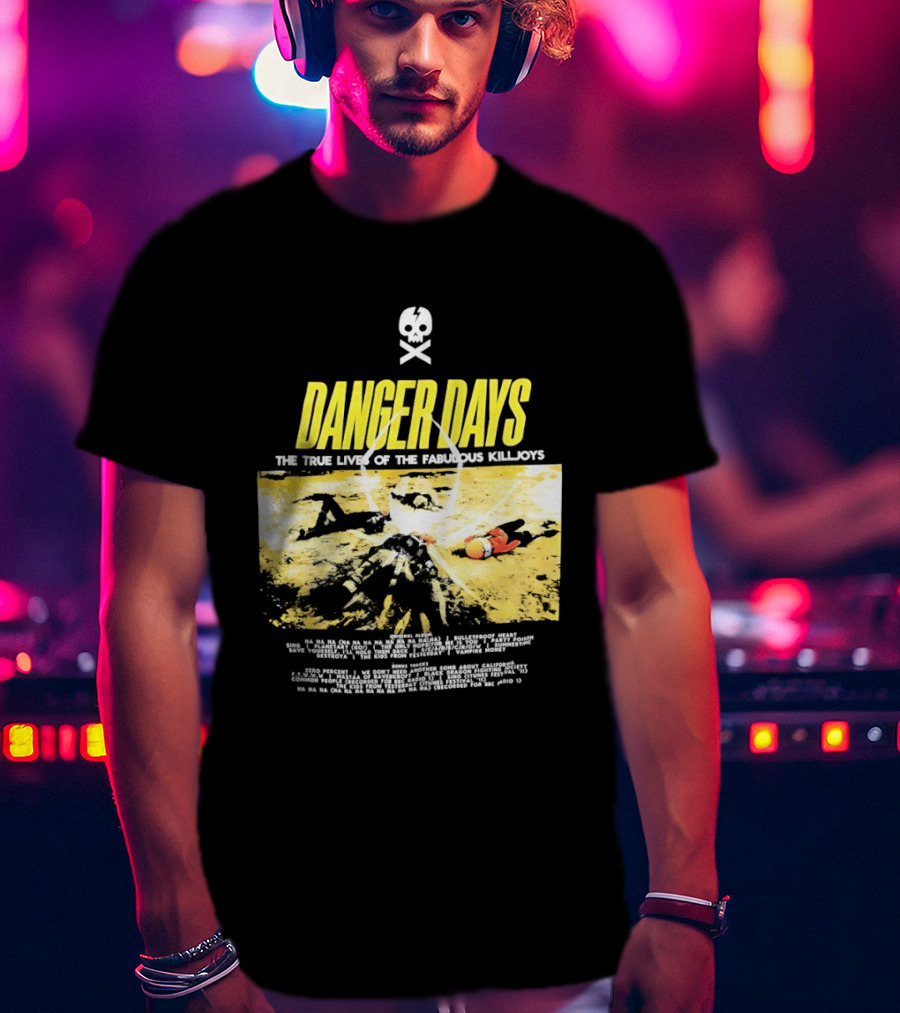 Danger Days The True Lives Of The Fabulous Killjoys Album Cover Art My Chemical Romance T-Shirt