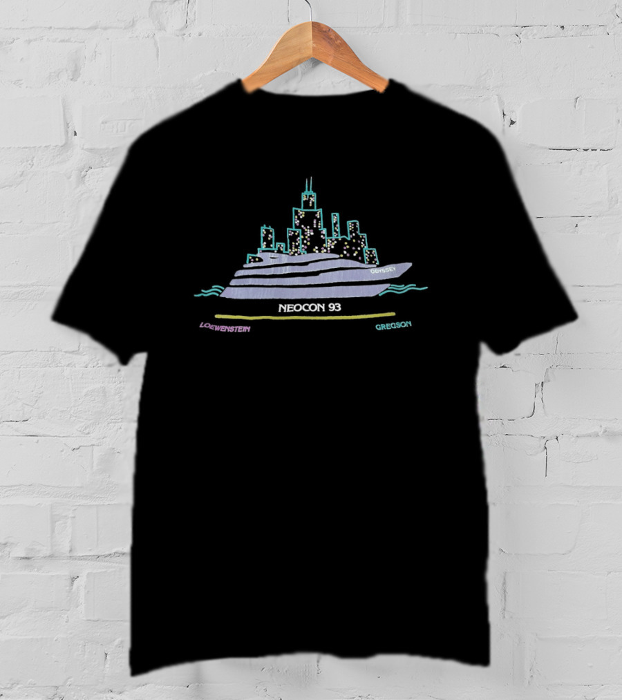 Neocon 93 Odyssey Gregson Loewenstein Chicago Skyline T-Shirt