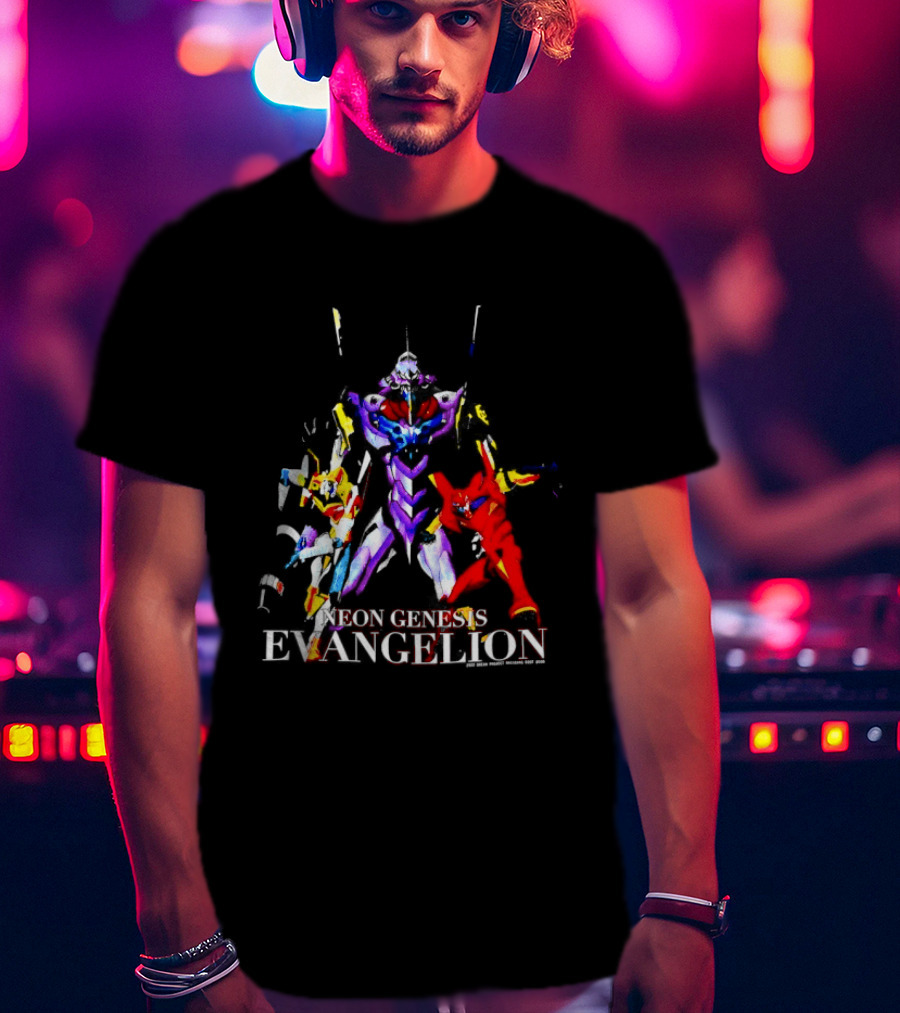 Neon Genesis Evangelion Eva Unit 01 Unit 00 Unit 02 T-Shirt