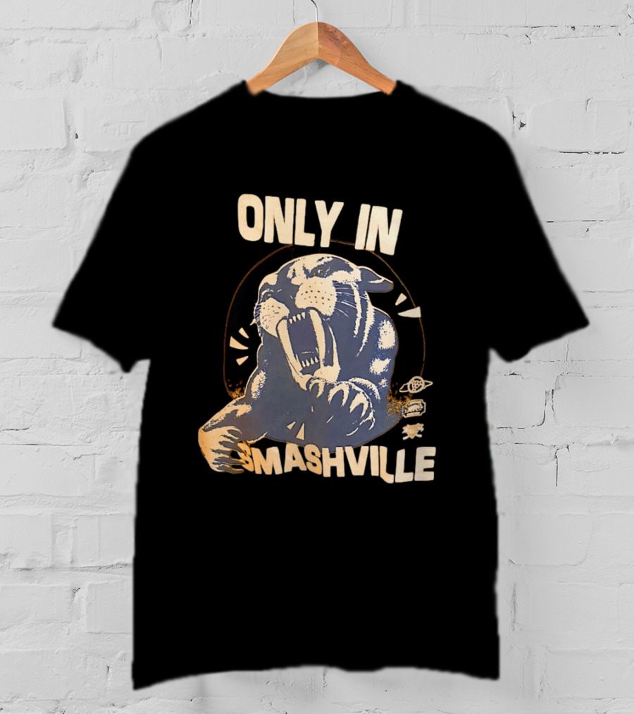 Only In Smashville Nashville Predators Fierce T-Shirt