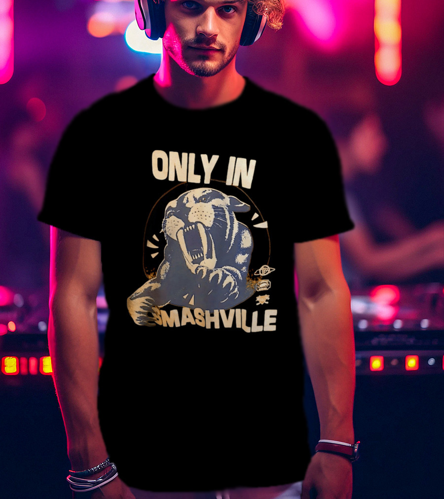 Only In Smashville Nashville Predators Fierce T-Shirt
