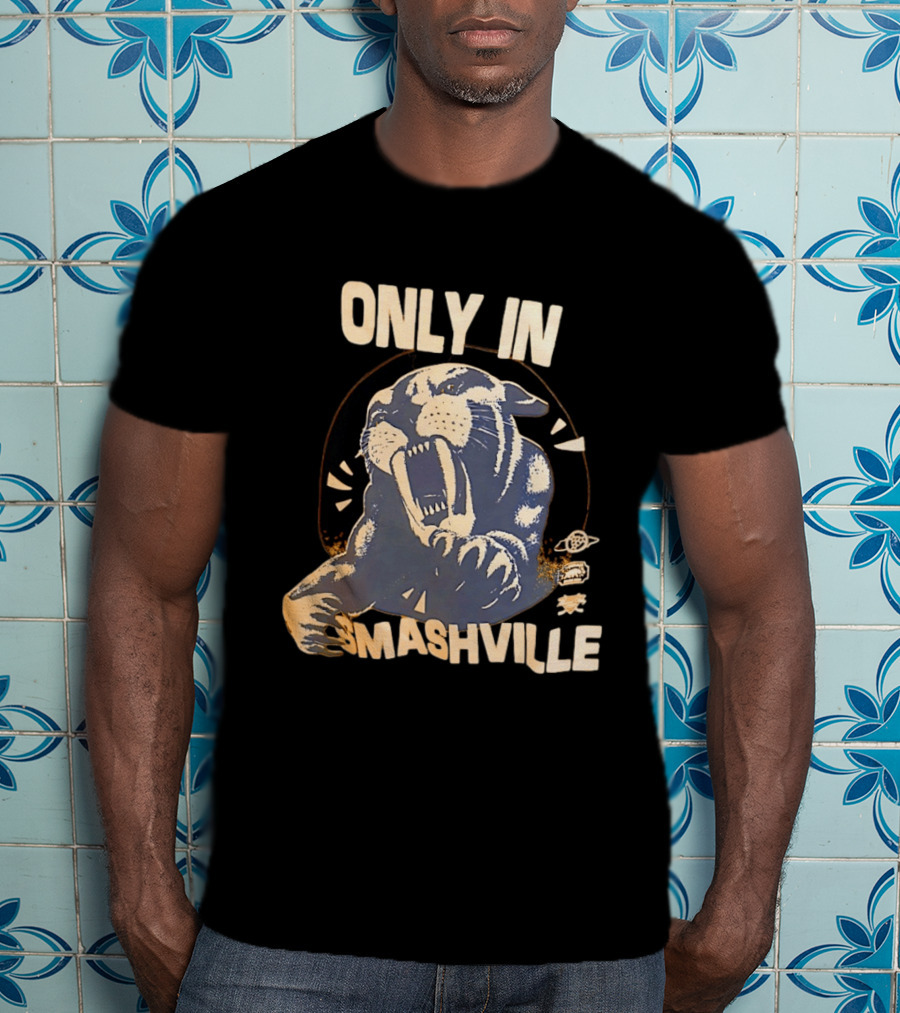 Only In Smashville Nashville Predators Fierce T-Shirt