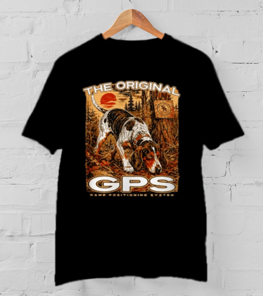 The Original GPS Game Positioning System Hound Dog Shield Republic T-Shirt