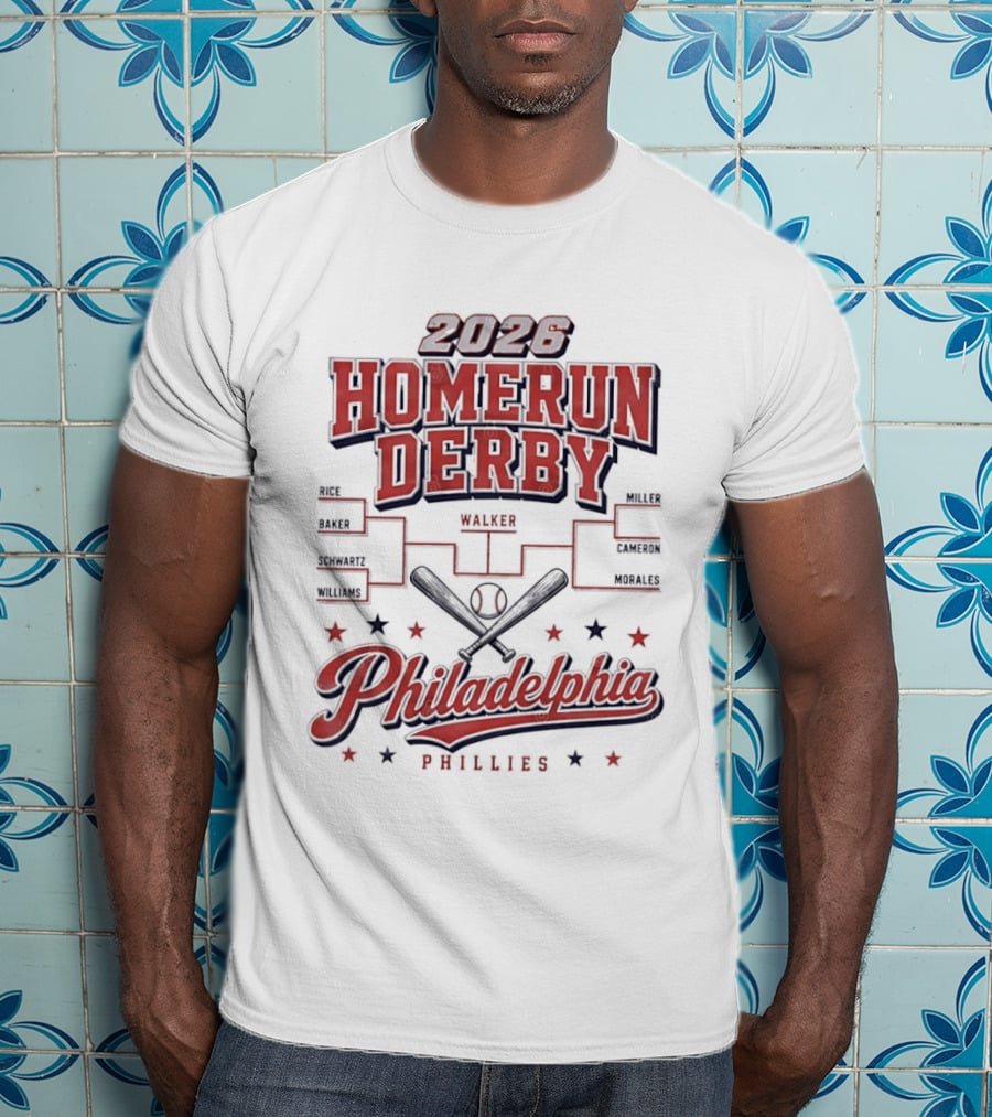 2026 Homerun Derby Philadelphia Phillies Tournament T-Shirt