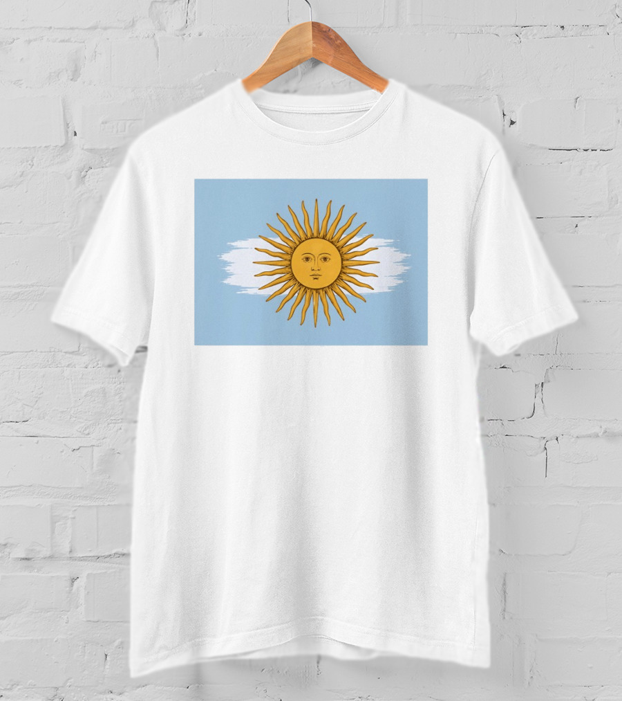 Argentina Sol De Mayo Sun Of May Flag T-Shirt