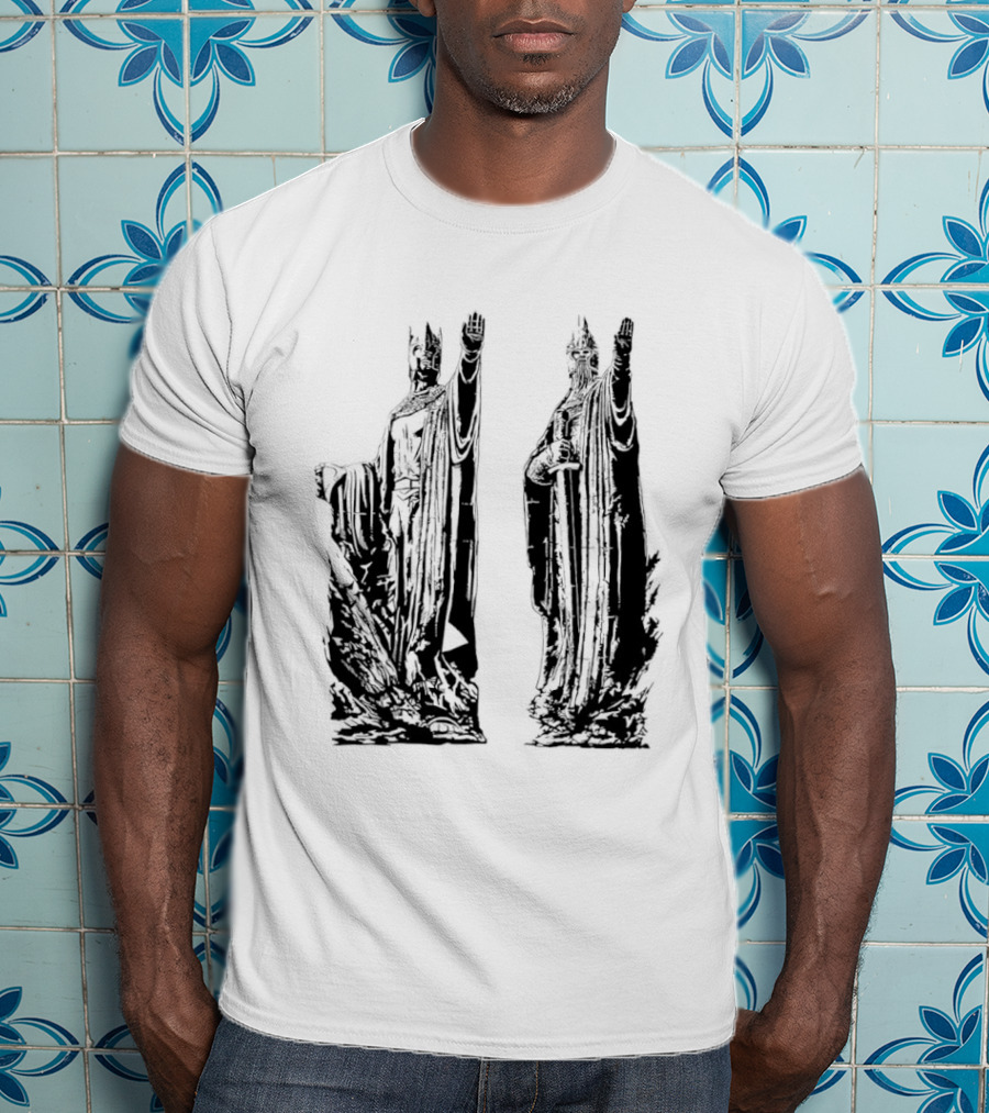 Argonath The Lord Of The Rings JRR Tolkien Iconic Monument Guardians T-Shirt