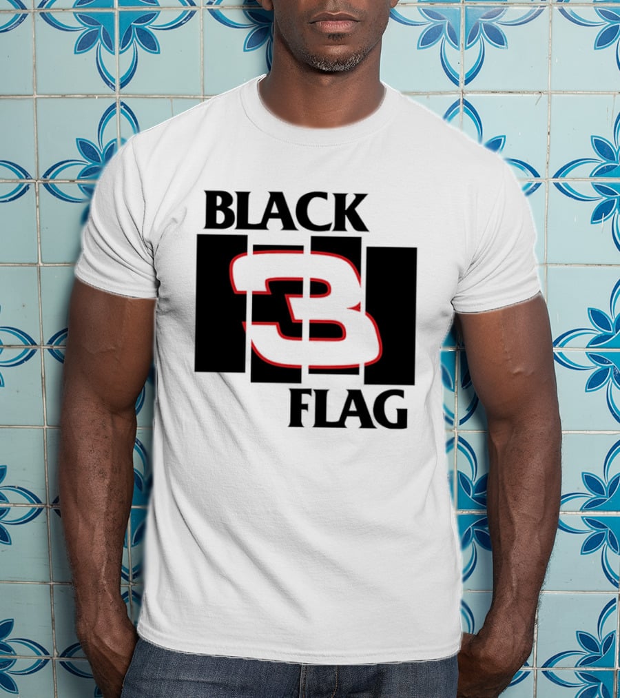 Black Flag 3 Hardcore Punk T-Shirt