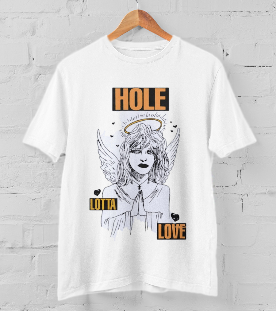 Hole Lotta Love Angel 90s Grunge Alternative Rock Fashion T-Shirt