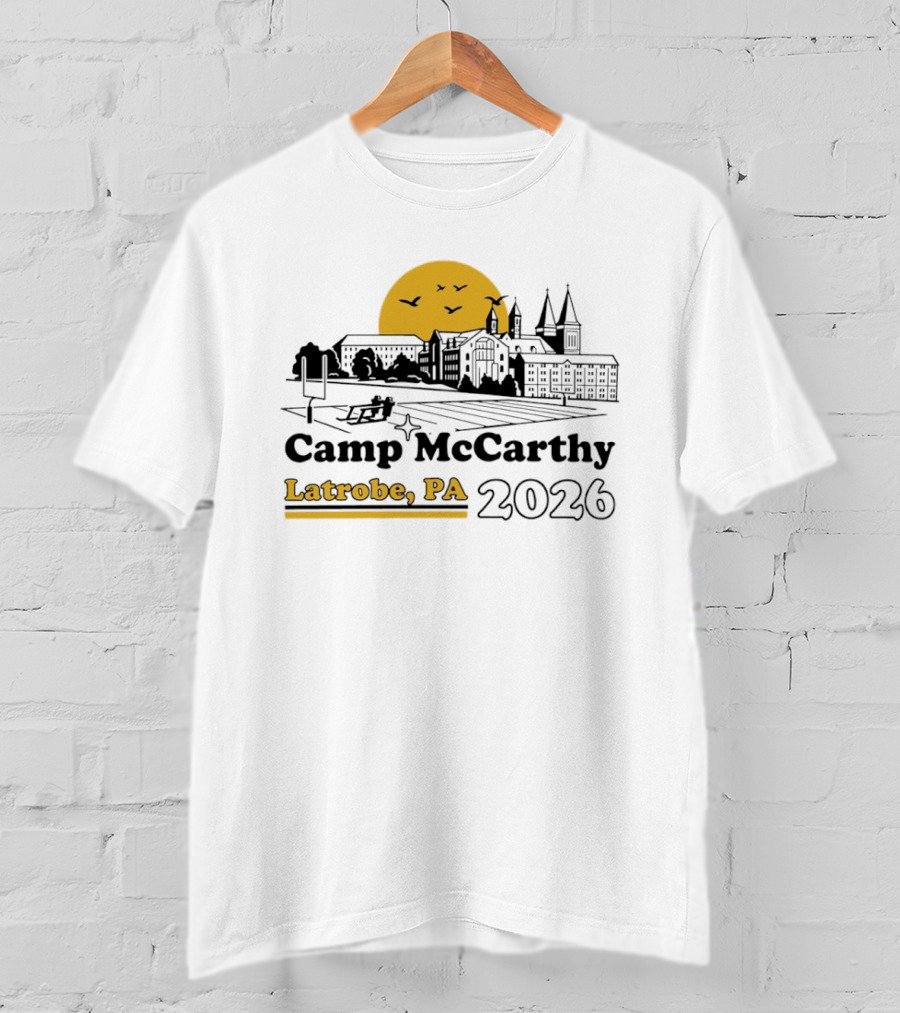 Camp McCarthy Latrobe PA 2026 Sunset T-Shirt