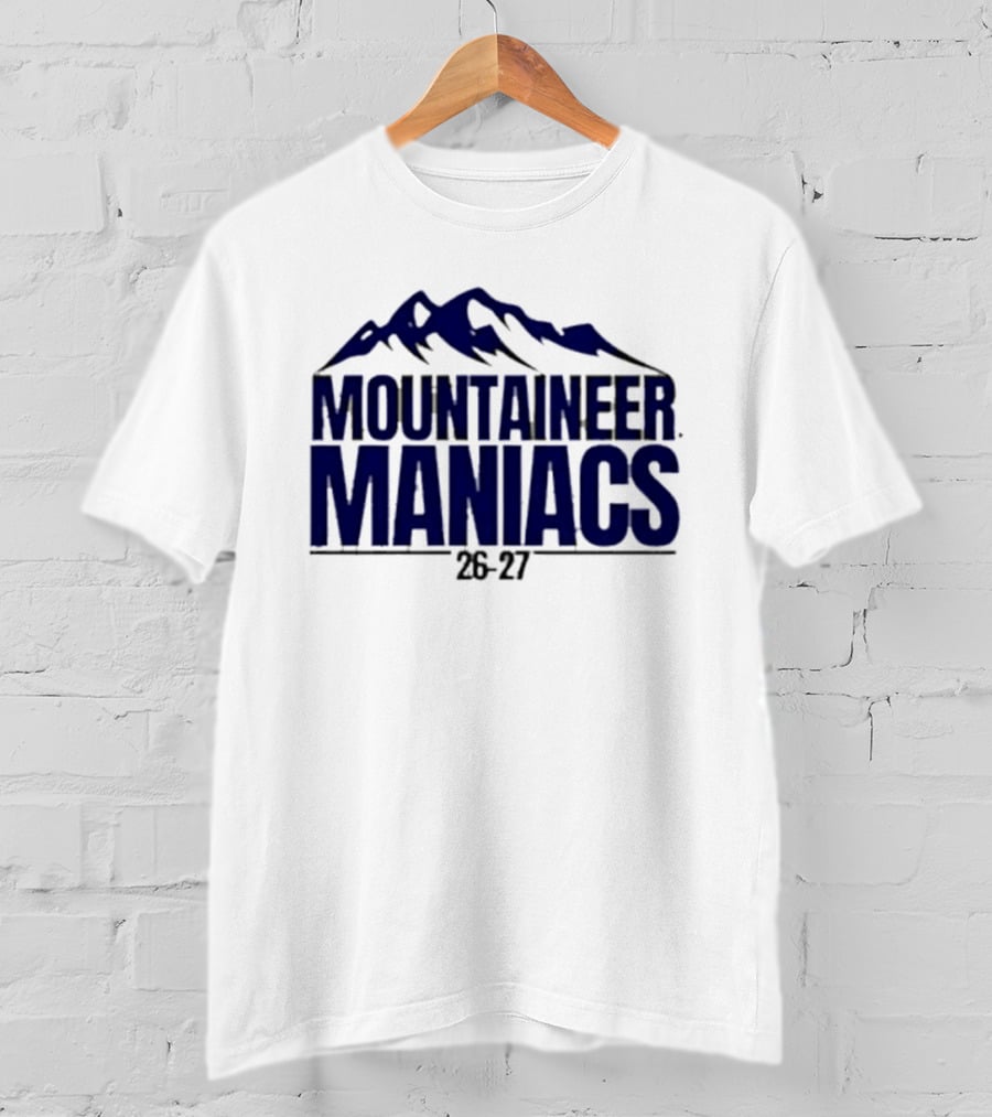 Mountaineer Maniacs 2026 2027 Mountain T-Shirt