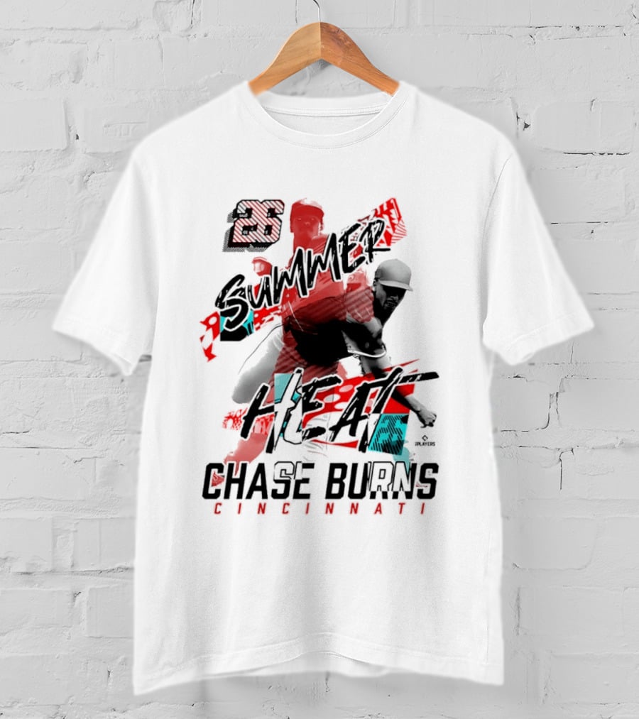 26 Summer Heat Chase Burns Cincinnati Reds T-Shirt
