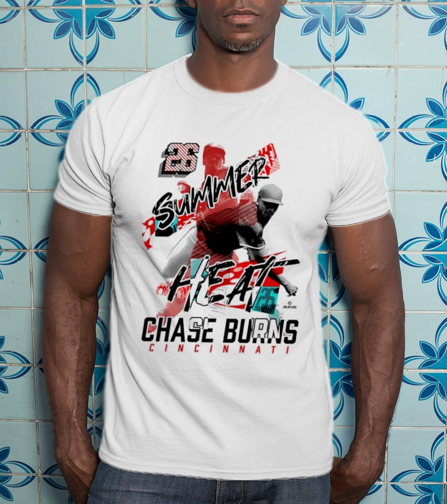 26 Summer Heat Chase Burns Cincinnati Reds T-Shirt