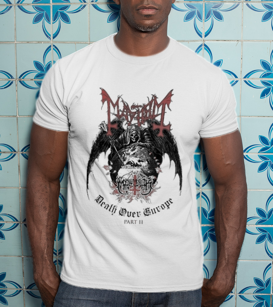 Original Mayhem Death Over Europe Part 2 2026 Tour October Official Merchandise T-Shirt