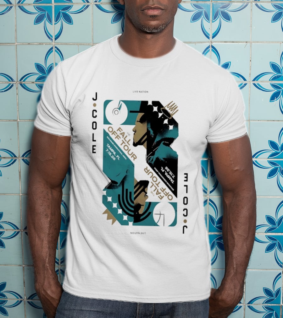J Cole Live Nation The Fall Off Tour Tampa 2026 T-Shirt