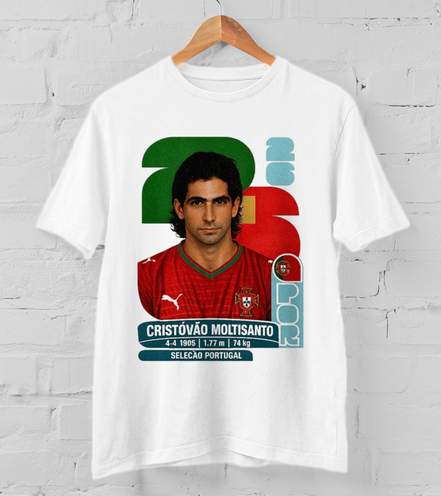 Cristóvão Moltisanto Seleção Portugal 2026 Soccer Card T-Shirt