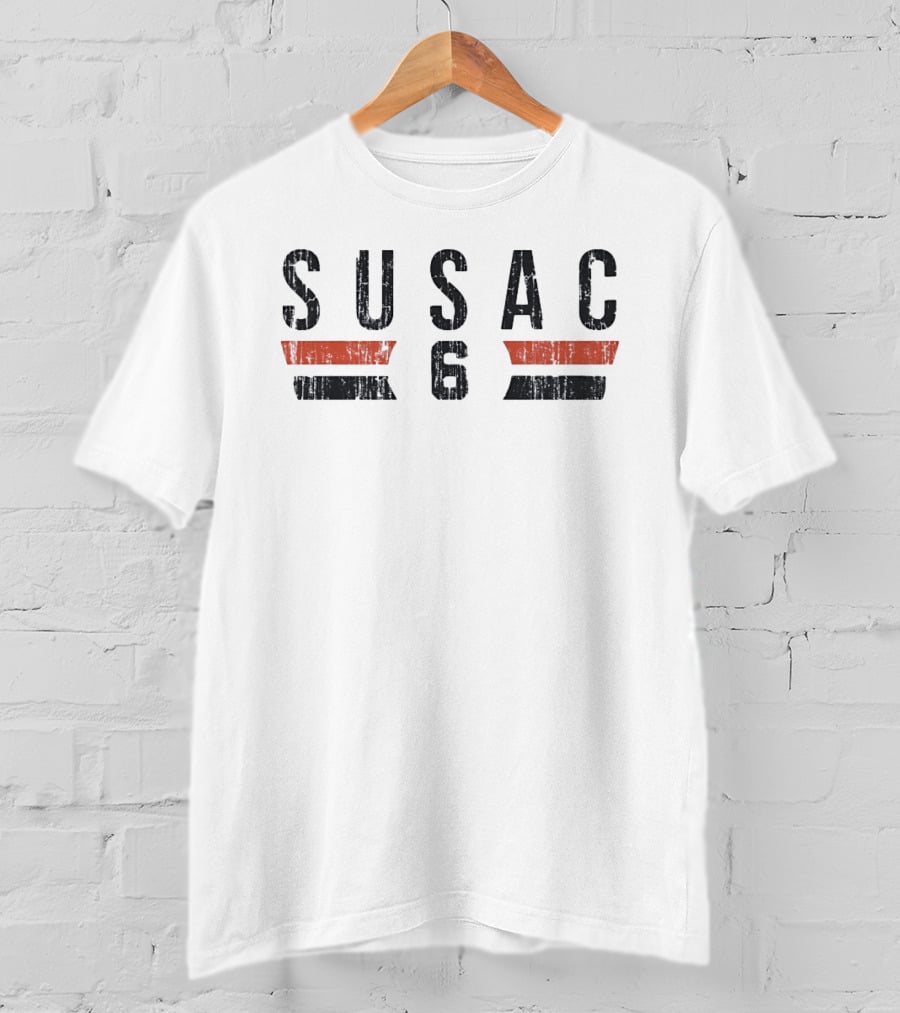 Daniel Susac 6 San Francisco Giants Player MLB Baseball T-Shirt