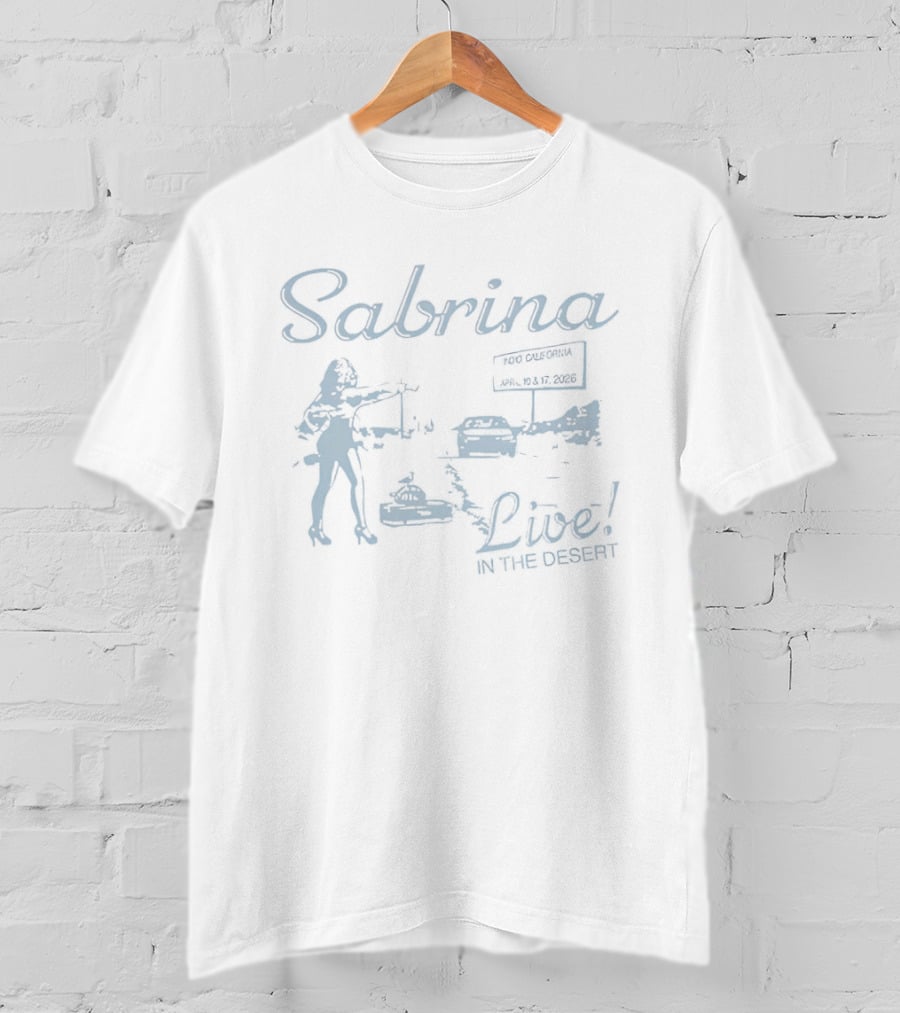 Sabrina Live In The Desert Indio California April 2026 T-Shirt