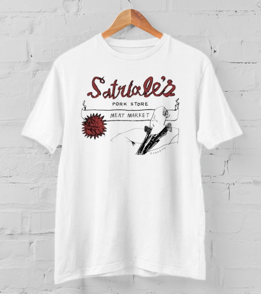 Satriale's Pork Store Meat Market Gabagool Drawing T-Shirt