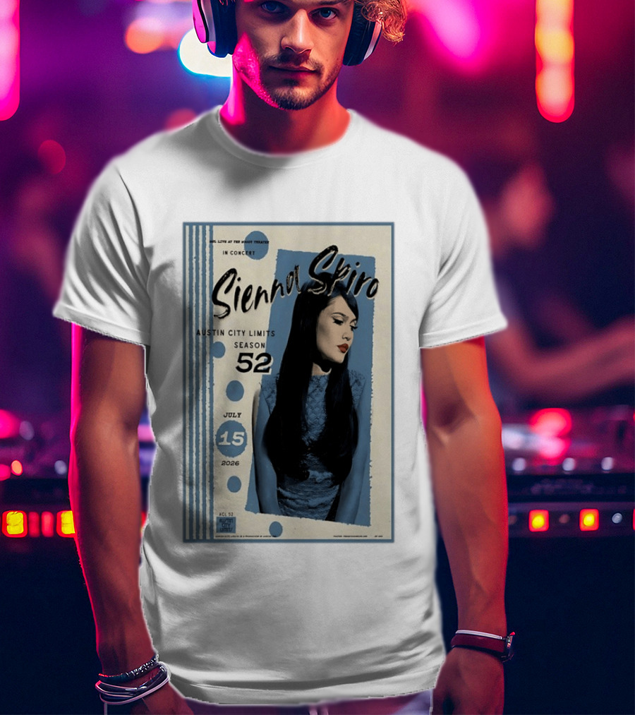 Sienna Spiro Live At The Roxy Theatre Austin City Limits Season 52 July 15 2026 T-Shirt