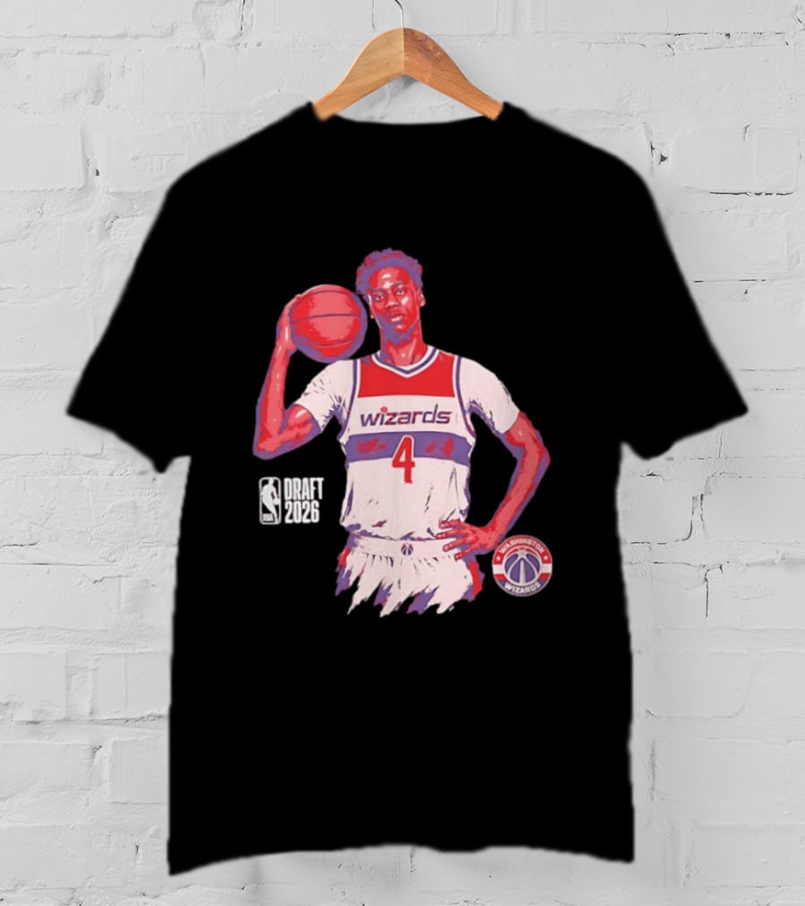 AJ Dybantsa Washington Wizards NBA Draft 2026 Basketball Fan T-Shirt