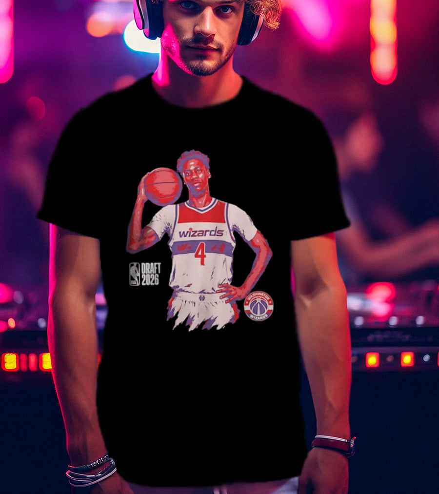 AJ Dybantsa Washington Wizards NBA Draft 2026 Basketball Fan T-Shirt