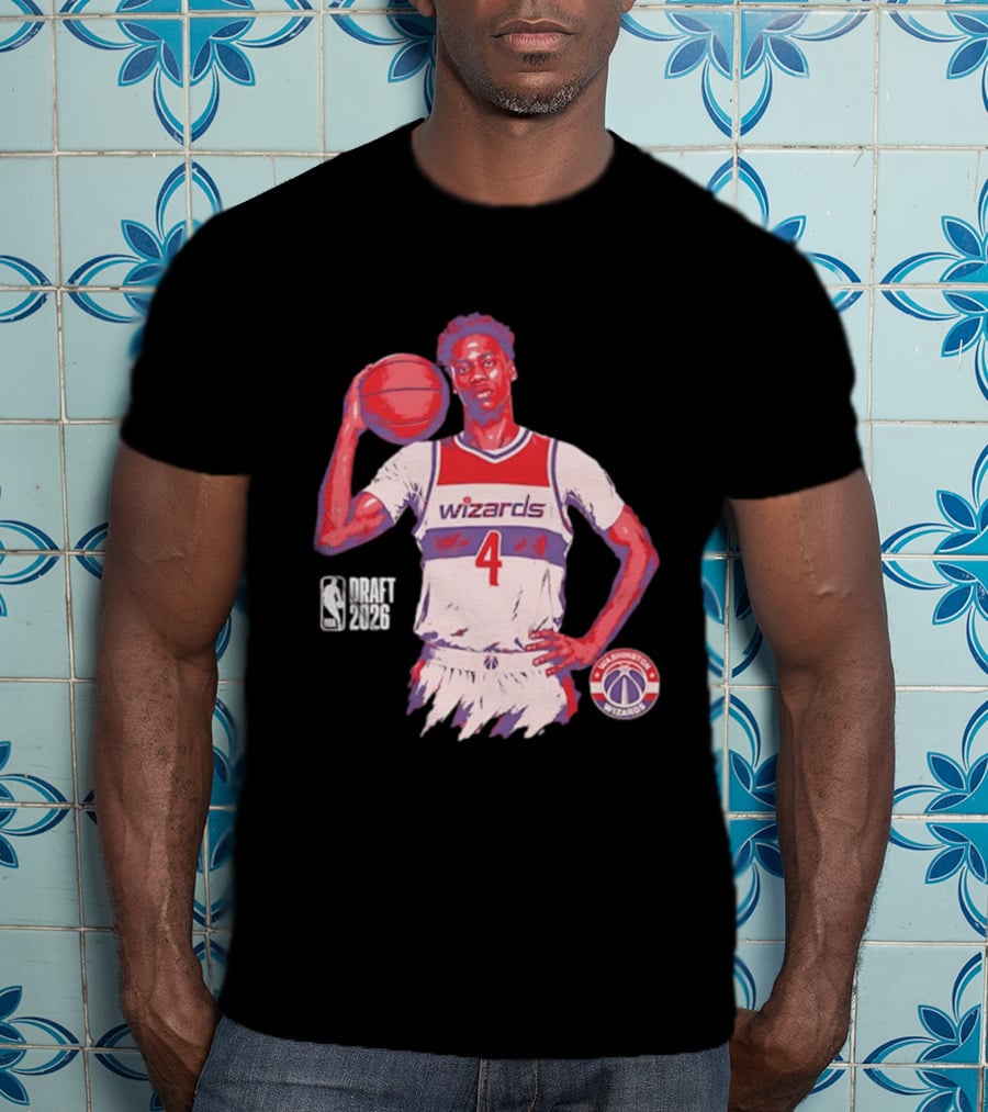 AJ Dybantsa Washington Wizards NBA Draft 2026 Basketball Fan T-Shirt