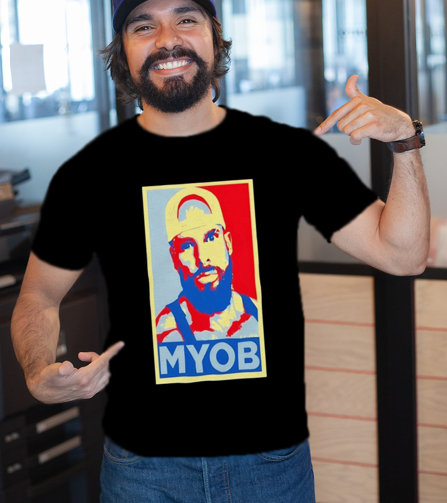 MYOB Bearded Man Hope Style Mind Your Own Business T-Shirt