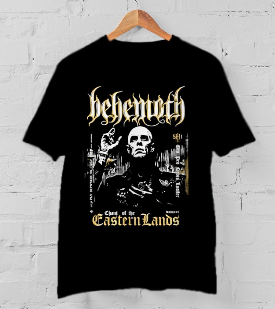 Behemoth Chant Of The Eastern Lands Ora Pro Nobis Lucifer T-Shirt