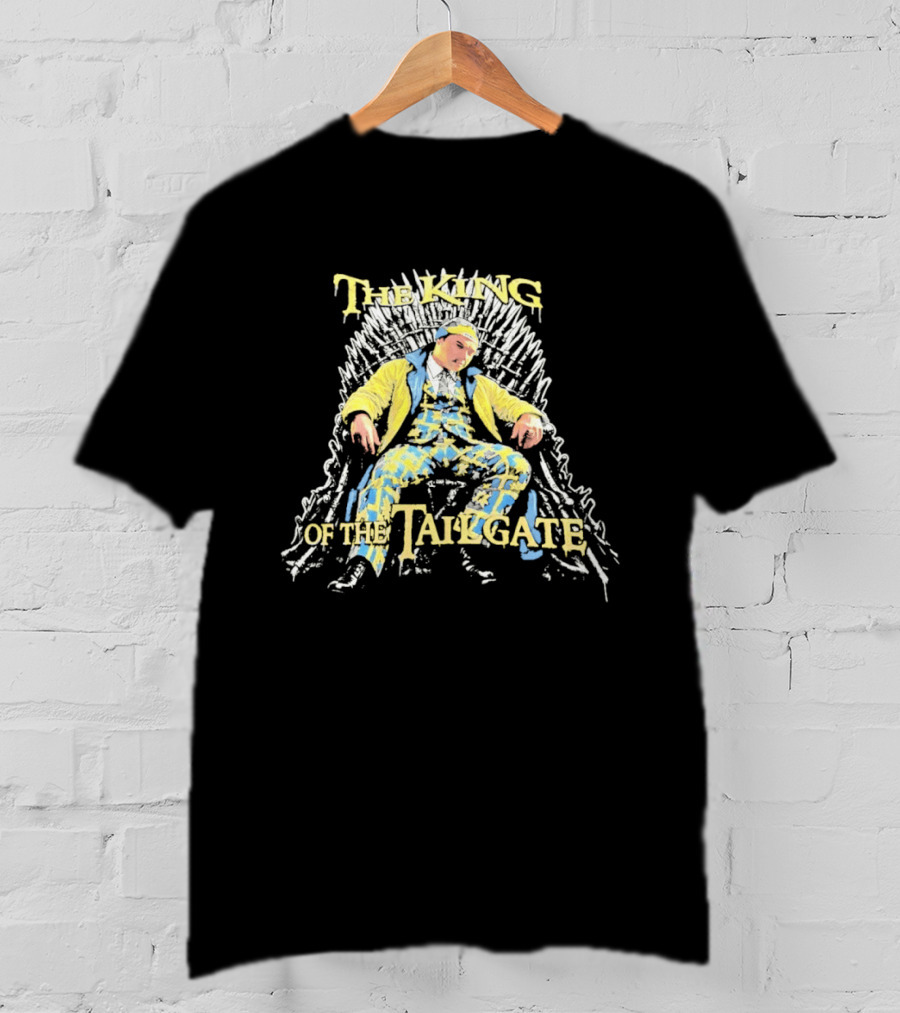 Jerry Lawler The King Of The Tailgate Throne Outfit T-Shirt
