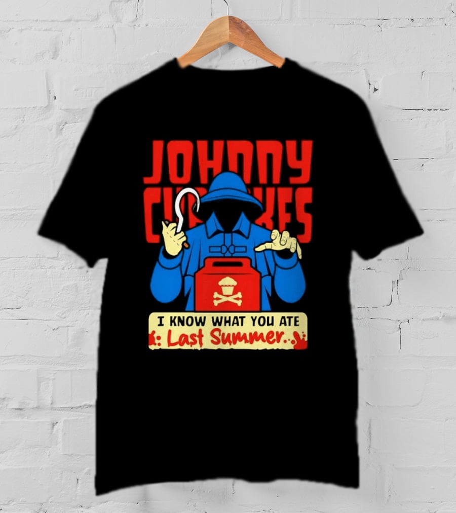 Johnny Cupcakes I Know What You Ate Last Summer Fisherman Cupcake Crossbones T-Shirt