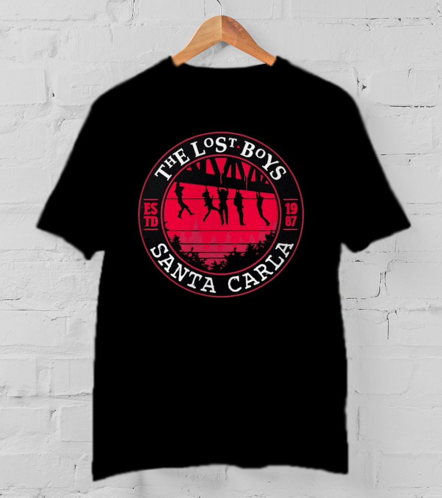 The Lost Boys Santa Carla Estd 1987 Vampire Movie Iconic Hanging Scene T-Shirt
