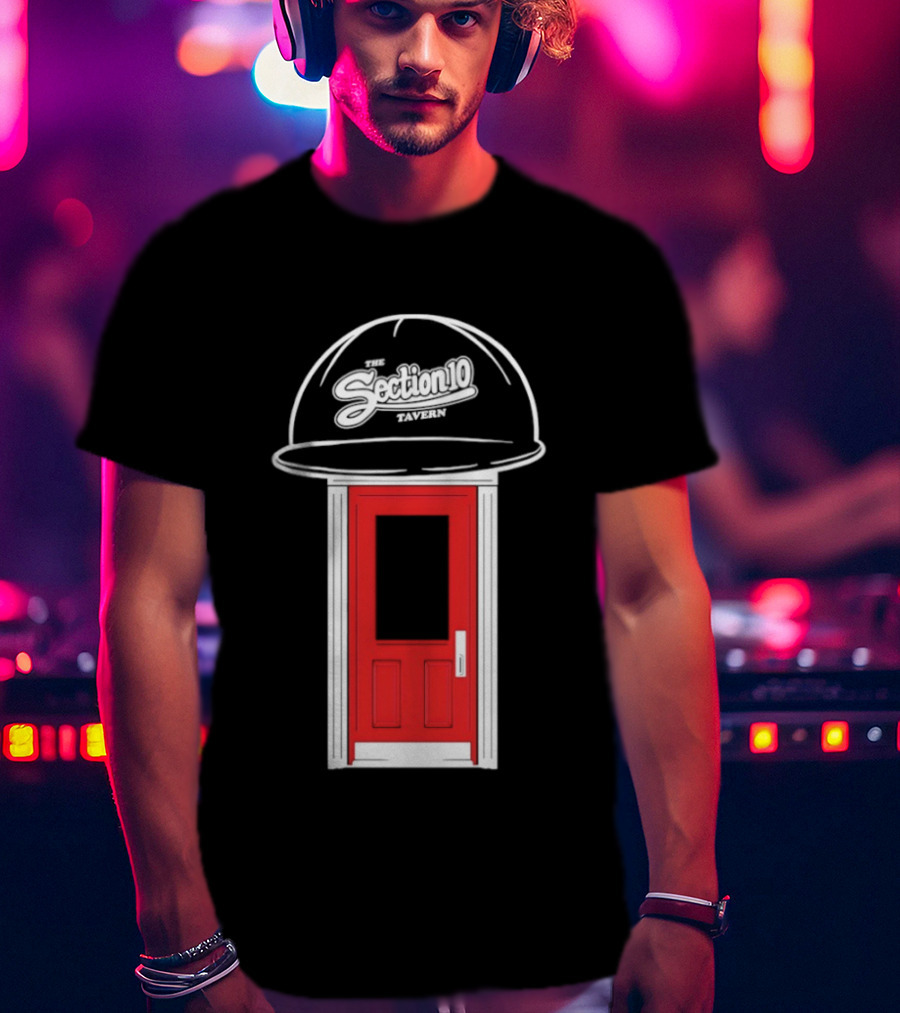 Section 10 Red Tavern Door Fenway Style Hat T-Shirt