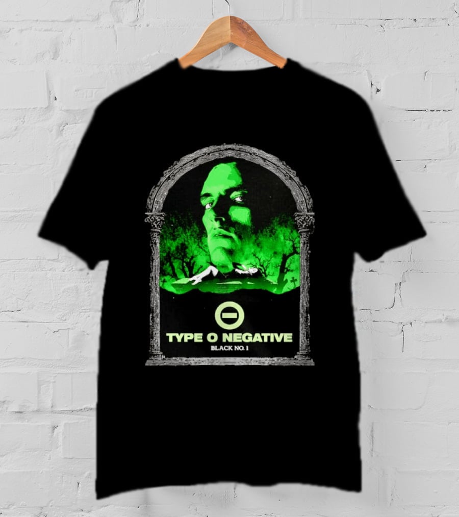 Type O Negative Black No 1 Peter Steele Gothic T-Shirt