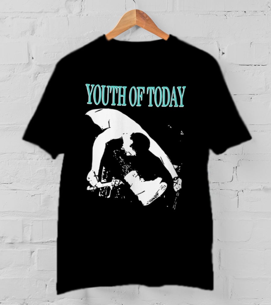 Youth Of Today Physically Strong Morally Straight Positive Youth 2 Sided Band Merch T-Shirt