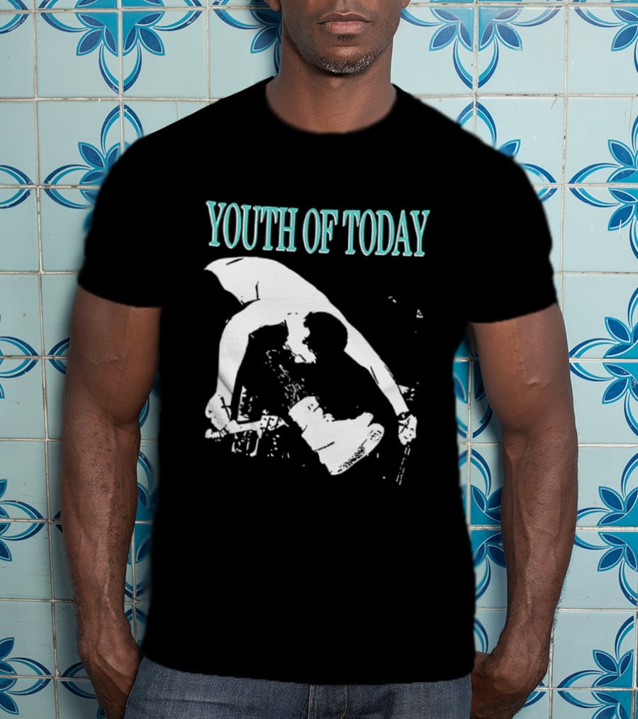 Youth Of Today Physically Strong Morally Straight Positive Youth 2 Sided Band Merch T-Shirt