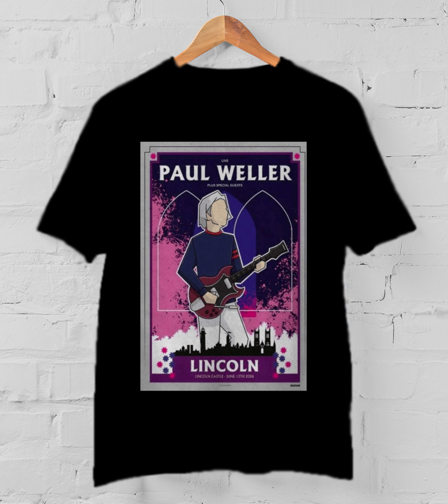 LIVE Paul Weller Plus Special Guests Lincoln Castle June 13th 2026 T-Shirt
