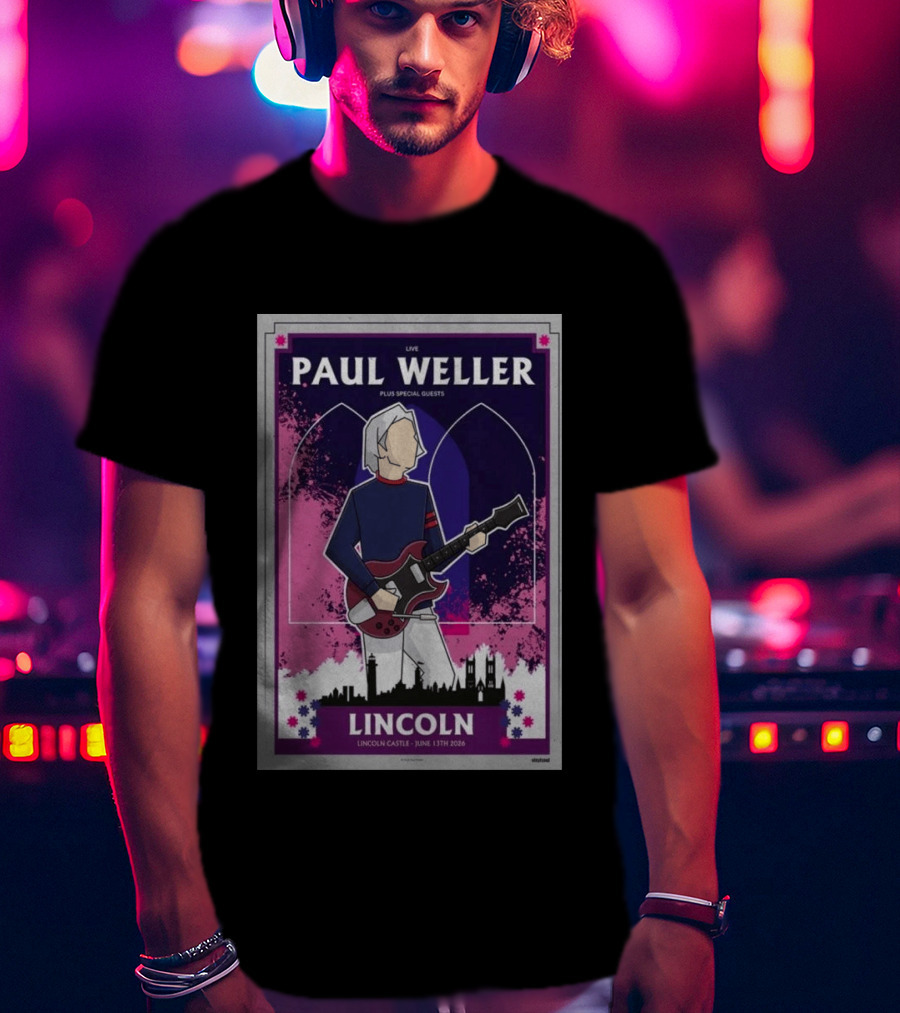 LIVE Paul Weller Plus Special Guests Lincoln Castle June 13th 2026 T-Shirt