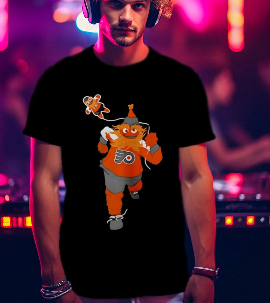 Philadelphia Flyers Gritty Running 5K Fun Run NHL T-Shirt