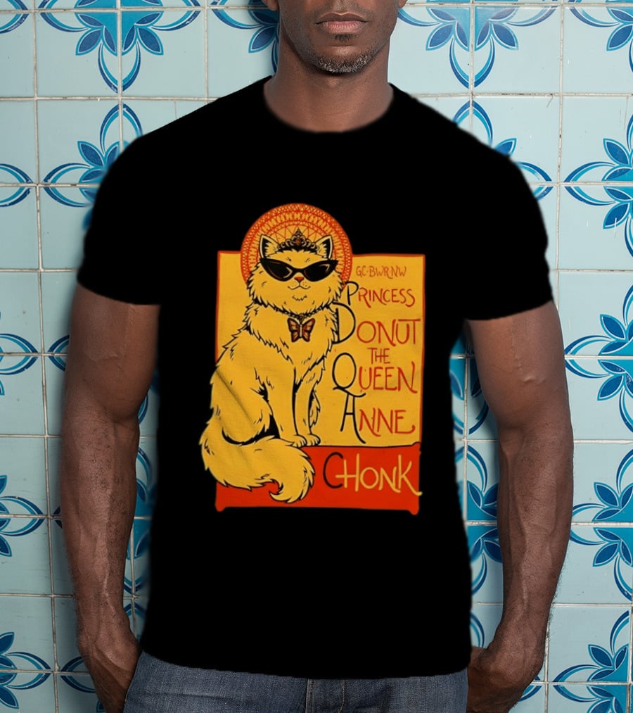 Princess Donut The Queen Anne Chonk Dungeon Crawler Carl Cat T-Shirt