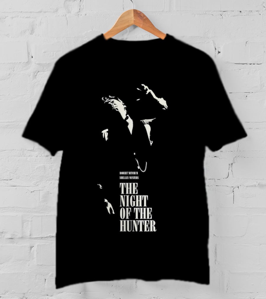 Robert Mitchum Shelley Winters The Night Of The Hunter Classic Cinematic T-Shirt