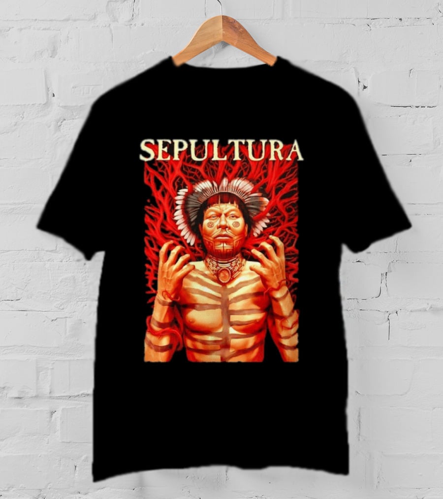 Sepultura Heavy Metal Roots Indigenous T-Shirt
