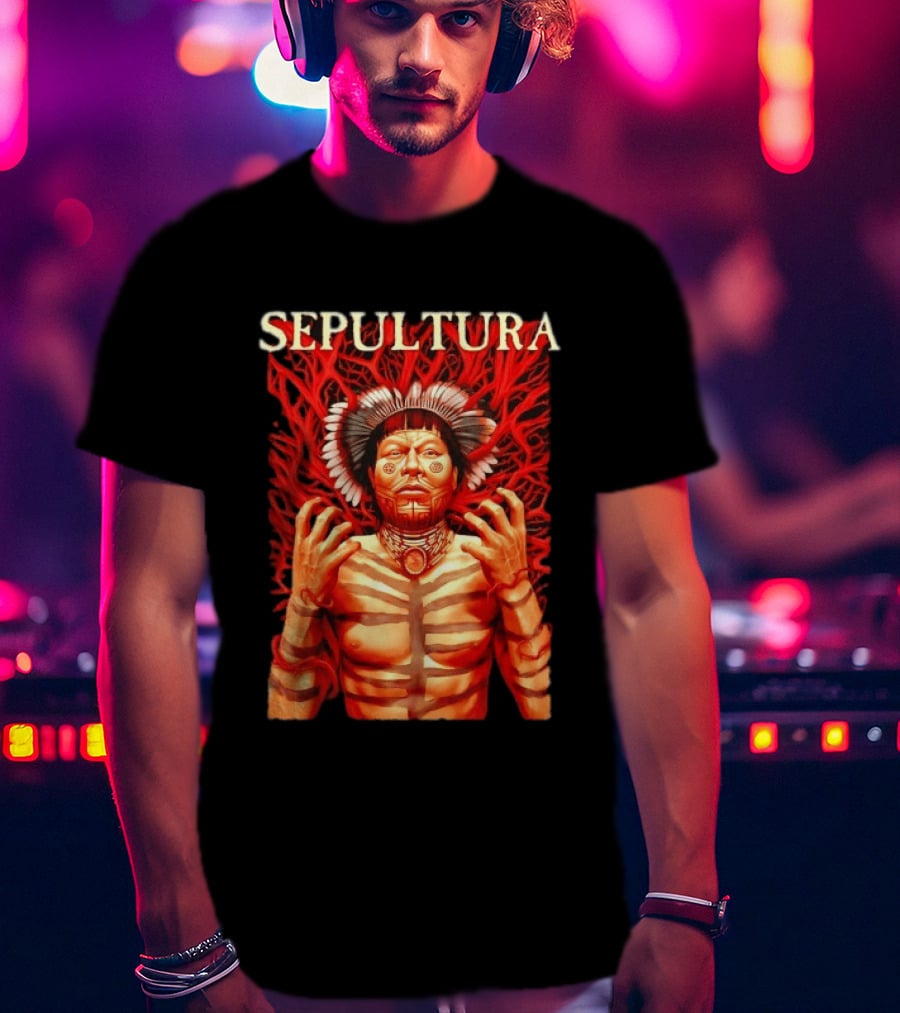 Sepultura Heavy Metal Roots Indigenous T-Shirt